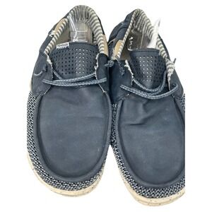 Hey Dude Men's Welsh Grip Navy Blue Comfort Casual Shoes Sz 13 Lightweight